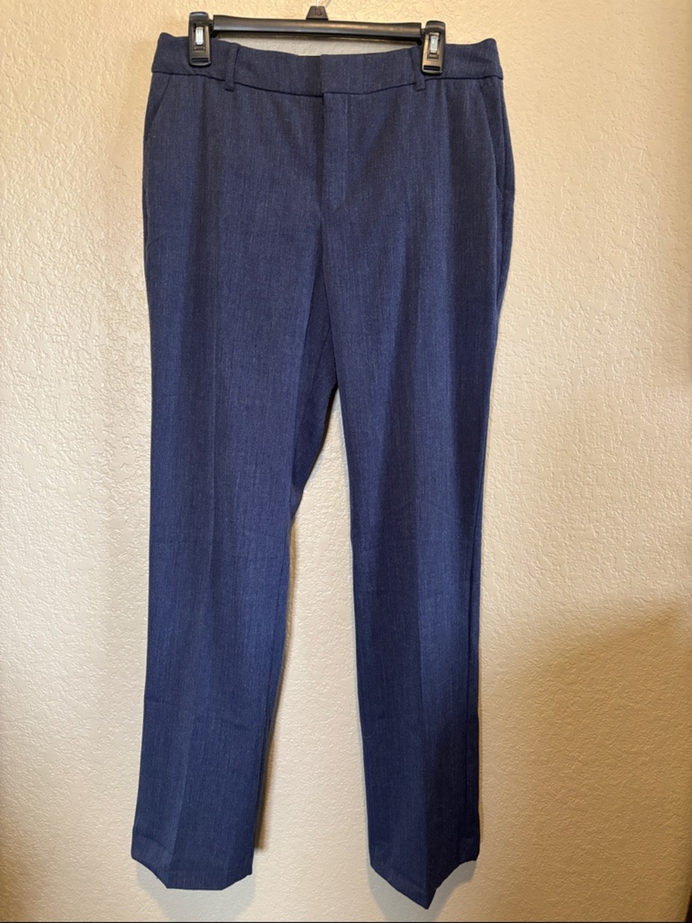 Nine West Barely Bootcut Women’s Dress Pants in Heather Denim Blue Size 10